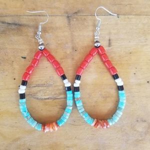 Red Pueblo Jacla Earrings